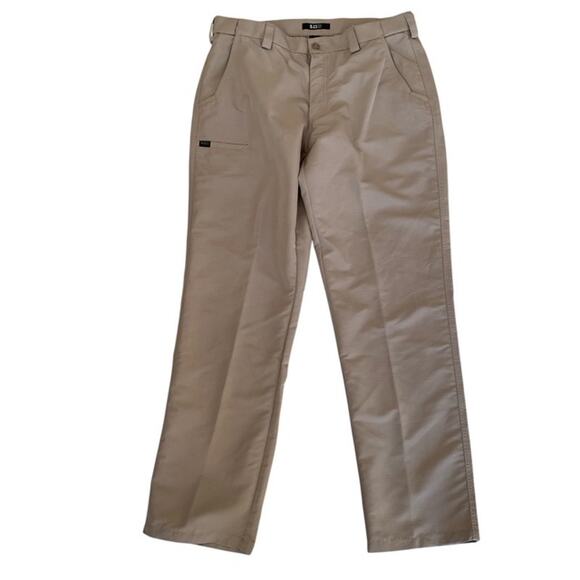 5.11 Tactical Men's Lightweight Khaki Flat Front Pants - 36x34 - Picture 1 of 6